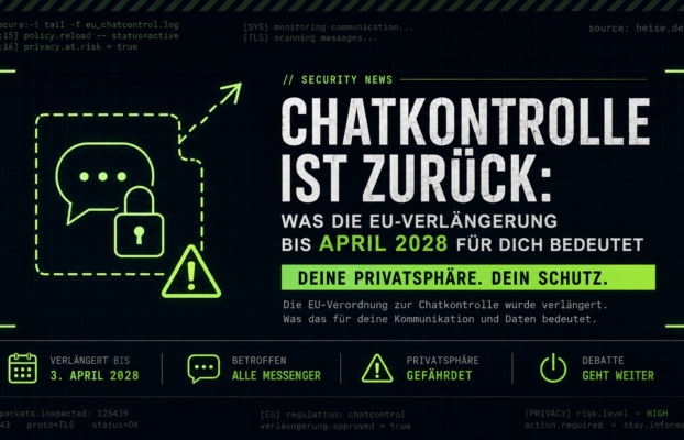 Chatkontrolle 2026: EU Verlängert Ausnahmeregelung