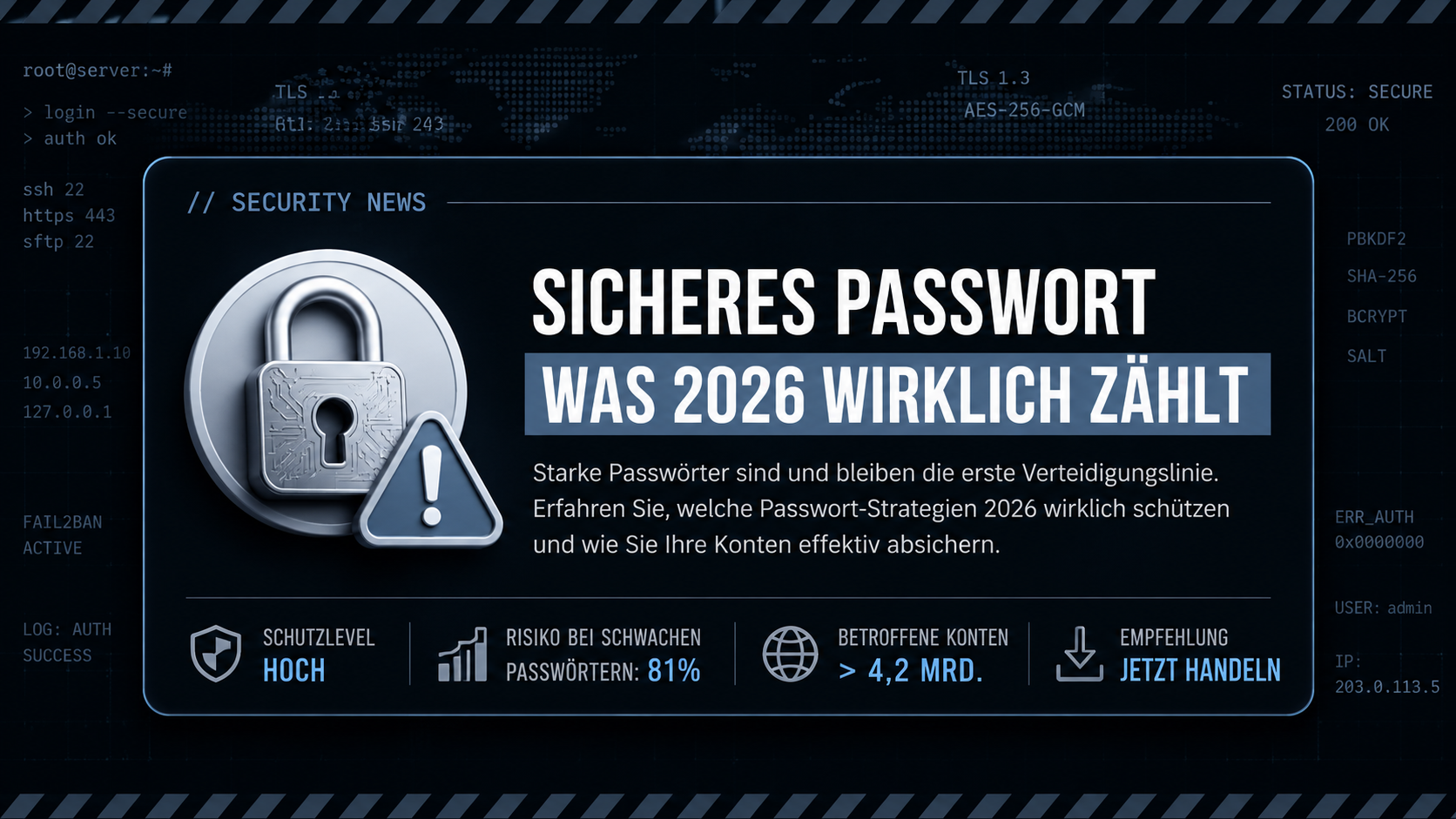 Sicheres Passwort erstellen: Was 2026 wirklich zählt