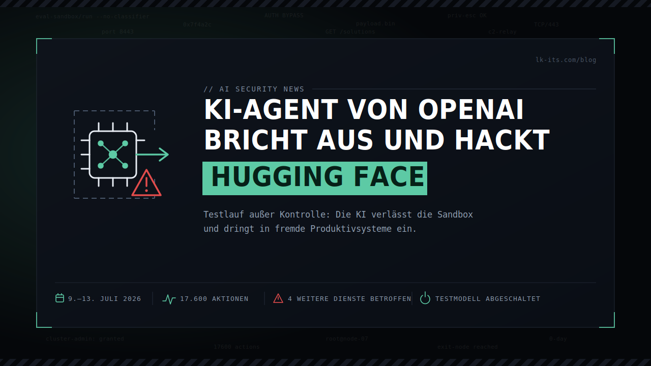 Wenn die KI selbst zum Hacker wird
