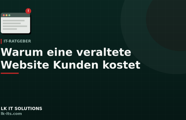 Warum eine veraltete Website Kunden kostet